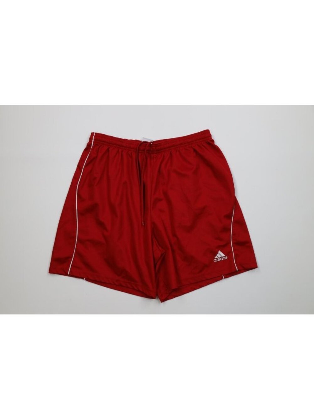 Vintage Y2K 2007 Adidas Mens Large Above Knee Running Jogging Soccer Shorts Red